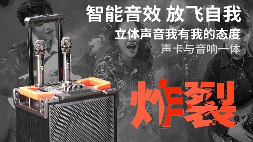 爵士龙F110音响，直播与聚会的首选！